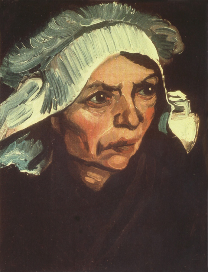 Head of a Peasant Woman with White Cap (nn04)